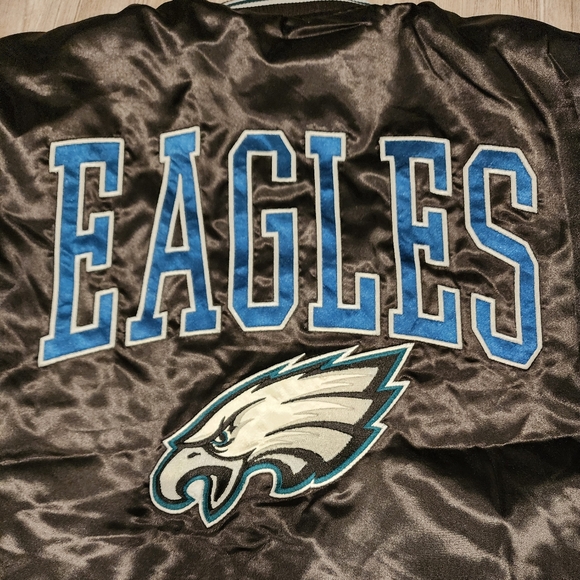 LADIES Black and midnight green Eagles Jacket - Picture 5 of 5